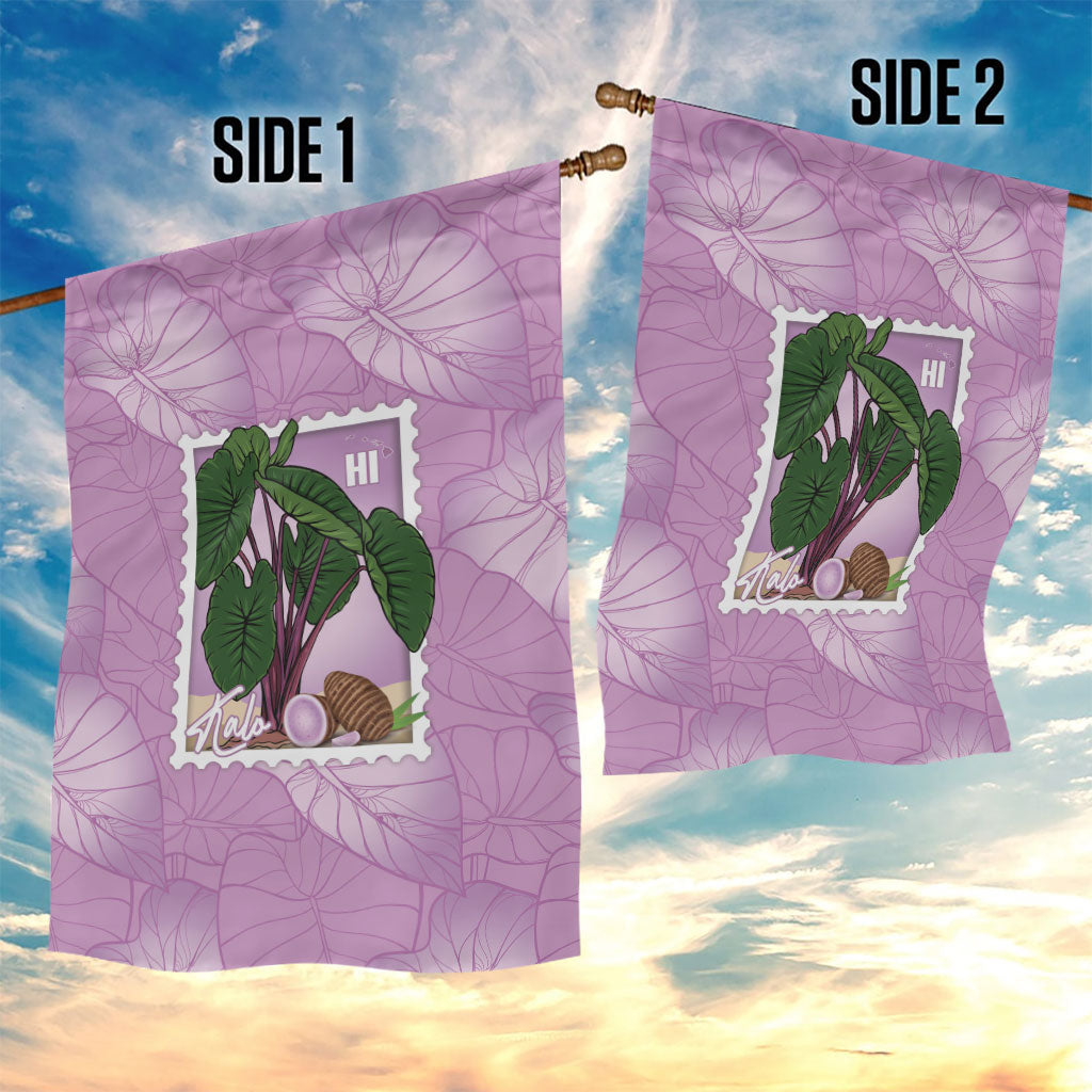 Aloha Hawaii Kalo Garden Flag Hawaiian Taro Leaves Stylized Stamp LT14 - Polynesian Pride