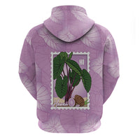 Aloha Hawaii Kalo Hoodie Hawaiian Taro Leaves Stylized Stamp LT14 - Polynesian Pride