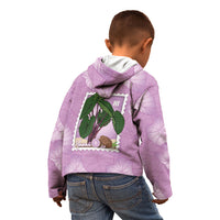 Aloha Hawaii Kalo Kid Hoodie Hawaiian Taro Leaves Stylized Stamp LT14 - Polynesian Pride