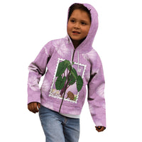 Aloha Hawaii Kalo Kid Hoodie Hawaiian Taro Leaves Stylized Stamp LT14 - Polynesian Pride