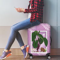 Aloha Hawaii Kalo Luggage Cover Hawaiian Taro Leaves Stylized Stamp LT14 - Polynesian Pride