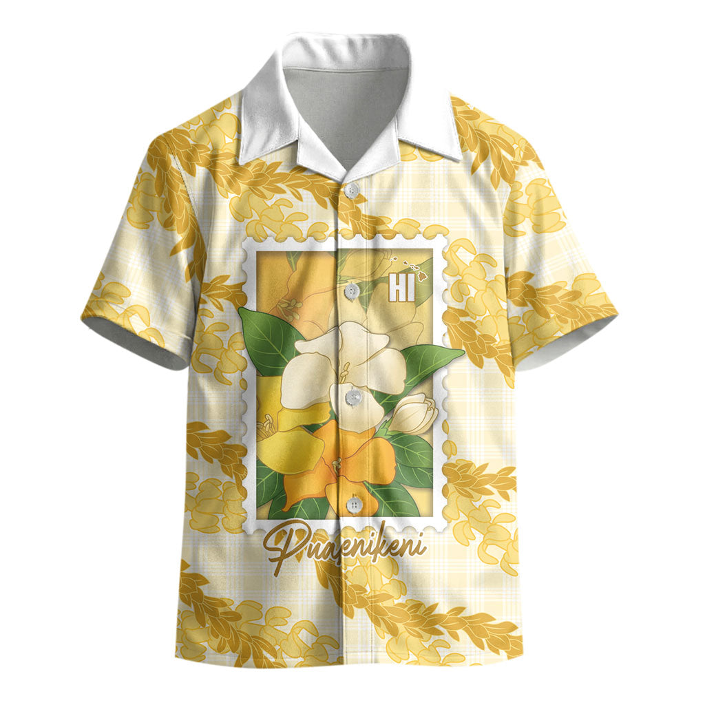 Aloha Hawaii Puakenikeni Kid Hawaiian Shirt Hawaiian Lei Palaka Motifs Stylized Stamp LT14 - Polynesian Pride
