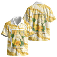Aloha Hawaii Puakenikeni Kid Hawaiian Shirt Hawaiian Lei Palaka Motifs Stylized Stamp LT14 - Polynesian Pride