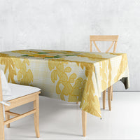 Aloha Hawaii Puakenikeni Tablecloth Hawaiian Lei Palaka Motifs Stylized Stamp LT14 - Polynesian Pride