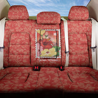 Aloha Hawaii Pua Aloalo Back Car Seat Cover Hawaiian Hibiscus Flowers Stylized Stamp LT14 One Size Red - Polynesian Pride