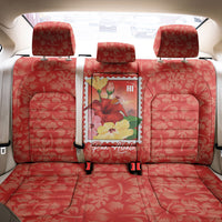 Aloha Hawaii Pua Aloalo Back Car Seat Cover Hawaiian Hibiscus Flowers Stylized Stamp LT14 - Polynesian Pride