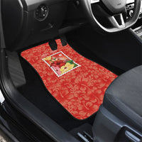 Aloha Hawaii Pua Aloalo Car Mats Hawaiian Hibiscus Flowers Stylized Stamp LT14 - Polynesian Pride
