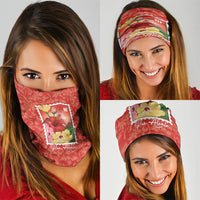 Aloha Hawaii Pua Aloalo Neck Gaiter Hawaiian Hibiscus Flowers Stylized Stamp LT14 - Polynesian Pride