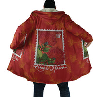 Aloha Hawaii Ohia Lehua Cloak Hawaiian Lei Stylized Stamp LT14 - Polynesian Pride