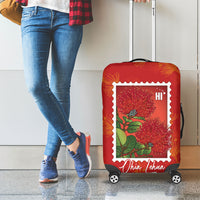 Aloha Hawaii Ohia Lehua Luggage Cover Hawaiian Lei Stylized Stamp LT14 - Polynesian Pride