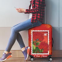 Aloha Hawaii Ohia Lehua Luggage Cover Hawaiian Lei Stylized Stamp LT14 - Polynesian Pride