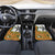 Custom Fiji And Australia Rugby Car Mats Fijian Palm Tree Mix Aussie Kangaroo