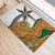 Custom Fiji And Australia Rugby Rubber Doormat Fijian Palm Tree Mix Aussie Kangaroo