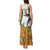 Custom Fiji And Australia Rugby Tank Maxi Dress Fijian Palm Tree Mix Aussie Kangaroo