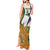 Custom Fiji And Australia Rugby Tank Maxi Dress Fijian Palm Tree Mix Aussie Kangaroo