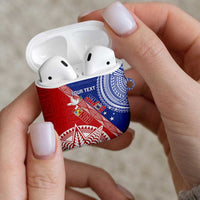 Tonga and Samoa Rugby Custom AirPods Case Ikale Tahi Manu Samoa Together LT14 - Polynesian Pride