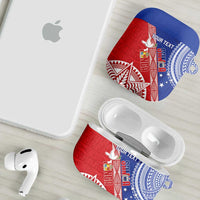 Tonga and Samoa Rugby Custom AirPods Case Ikale Tahi Manu Samoa Together LT14 - Polynesian Pride