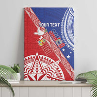Tonga and Samoa Rugby Custom Canvas Wall Art Ikale Tahi Manu Samoa Together LT14 - Polynesian Pride
