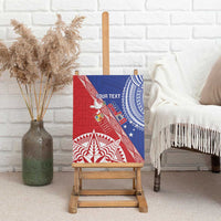 Tonga and Samoa Rugby Custom Canvas Wall Art Ikale Tahi Manu Samoa Together LT14 - Polynesian Pride