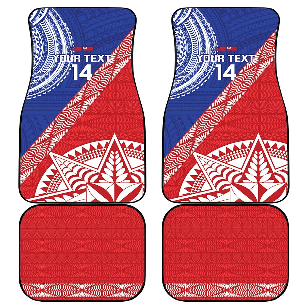 Tonga and Samoa Rugby Custom Car Mats Ikale Tahi Manu Samoa Together LT14 - Polynesian Pride