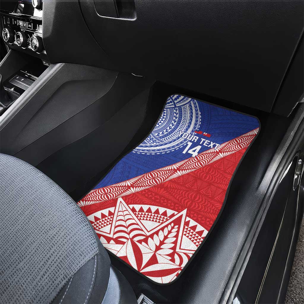 Tonga and Samoa Rugby Custom Car Mats Ikale Tahi Manu Samoa Together LT14 - Polynesian Pride