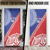 Tonga and Samoa Rugby Custom Door Cover Ikale Tahi Manu Samoa Together - Polynesian Pride