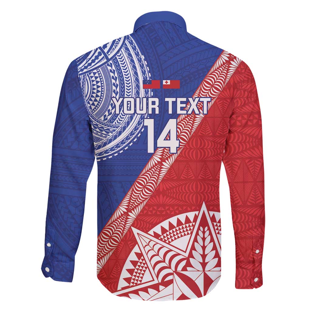 Tonga and Samoa Rugby Custom Family Matching Mermaid Dress and Hawaiian Shirt Ikale Tahi Manu Samoa Together - Polynesian Pride