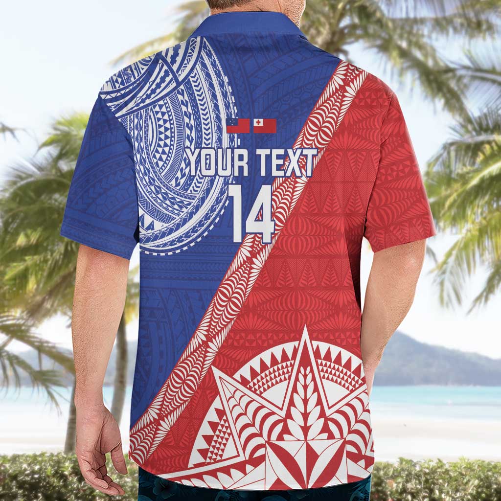 Tonga and Samoa Rugby Custom Hawaiian Shirt Ikale Tahi Manu Samoa Together LT14 - Polynesian Pride