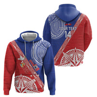 Tonga and Samoa Rugby Custom Hoodie Ikale Tahi Manu Samoa Together - Polynesian Pride