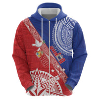 Tonga and Samoa Rugby Custom Hoodie Ikale Tahi Manu Samoa Together - Polynesian Pride