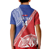 Tonga and Samoa Rugby Custom Kid Polo Shirt Ikale Tahi Manu Samoa Together - Polynesian Pride