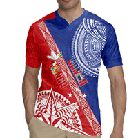 Tonga and Samoa Rugby Custom Rugby Jersey Ikale Tahi Manu Samoa Together LT14 - Polynesian Pride
