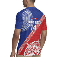 Tonga and Samoa Rugby Custom Rugby Jersey Ikale Tahi Manu Samoa Together LT14 - Polynesian Pride