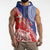 Tonga and Samoa Rugby Custom Sleeveless Zip Hoodie Ikale Tahi Manu Samoa Together - Polynesian Pride