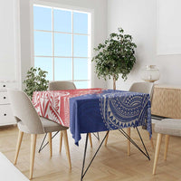 Tonga and Samoa Rugby Custom Tablecloth Ikale Tahi Manu Samoa Together LT14 - Polynesian Pride