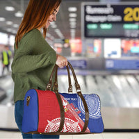 Tonga and Samoa Rugby Custom Travel Bag Ikale Tahi Manu Samoa Together - Polynesian Pride