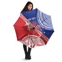 Tonga and Samoa Rugby Custom Umbrella Ikale Tahi Manu Samoa Together - Polynesian Pride