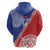 Tonga and Samoa Rugby Custom Zip Hoodie Ikale Tahi Manu Samoa Together - Polynesian Pride