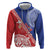 Tonga and Samoa Rugby Custom Zip Hoodie Ikale Tahi Manu Samoa Together - Polynesian Pride