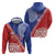 Tonga and Samoa Rugby Custom Zip Hoodie Ikale Tahi Manu Samoa Together - Polynesian Pride
