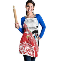 Fiji and Tonga Rugby Custom Apron Flying Fijians Ikale Tahi Together Pacific - Polynesian Pride