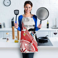 Fiji and Tonga Rugby Custom Apron Flying Fijians Ikale Tahi Together Pacific - Polynesian Pride