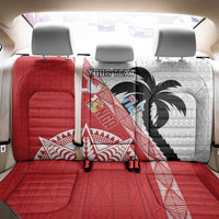 Fiji and Tonga Rugby Custom Back Car Seat Cover Flying Fijians Ikale Tahi Together Pacific - Polynesian Pride