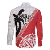 Fiji and Tonga Rugby Custom Family Matching Puletasi and Hawaiian Shirt Flying Fijians Ikale Tahi Together Pacific - Polynesian Pride