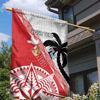 Fiji and Tonga Rugby Custom Garden Flag Flying Fijians Ikale Tahi Together Pacific - Polynesian Pride