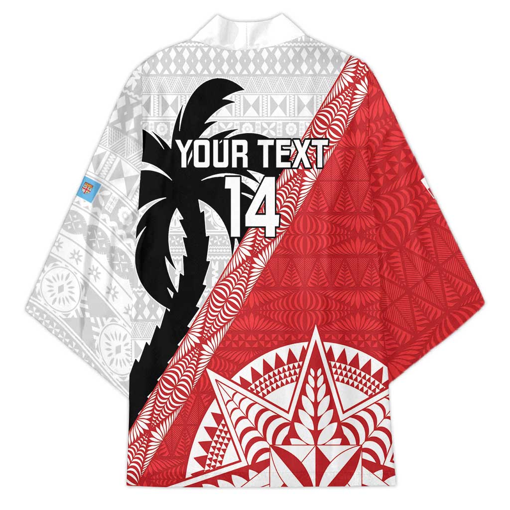 Fiji and Tonga Rugby Custom Kimono Flying Fijians Ikale Tahi Together Pacific - Polynesian Pride