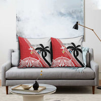 Fiji and Tonga Rugby Custom Pillow Cover Flying Fijians Ikale Tahi Together Pacific - Polynesian Pride