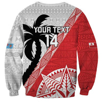 Fiji and Tonga Rugby Custom Sweatshirt Flying Fijians Ikale Tahi Together Pacific - Polynesian Pride