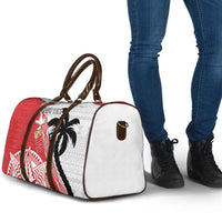 Fiji and Tonga Rugby Custom Travel Bag Flying Fijians Ikale Tahi Together Pacific - Polynesian Pride