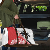 Fiji and Tonga Rugby Custom Travel Bag Flying Fijians Ikale Tahi Together Pacific - Polynesian Pride